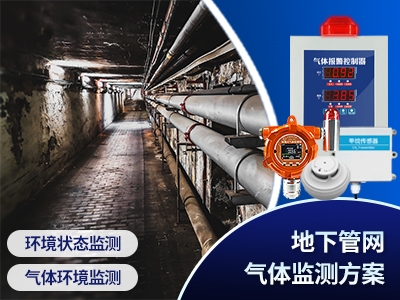 地下管網(wǎng)氣體監(jiān)測(cè)方案